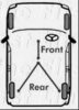 FIRST LINE FKB3689 Cable, parking brake